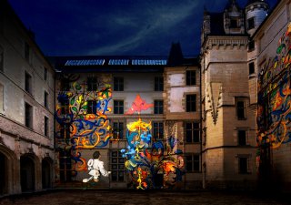 Scénographie du parcours Les nuits de la Cité